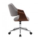 Кресло компьютерное HALMAR COLT ореховый/серый